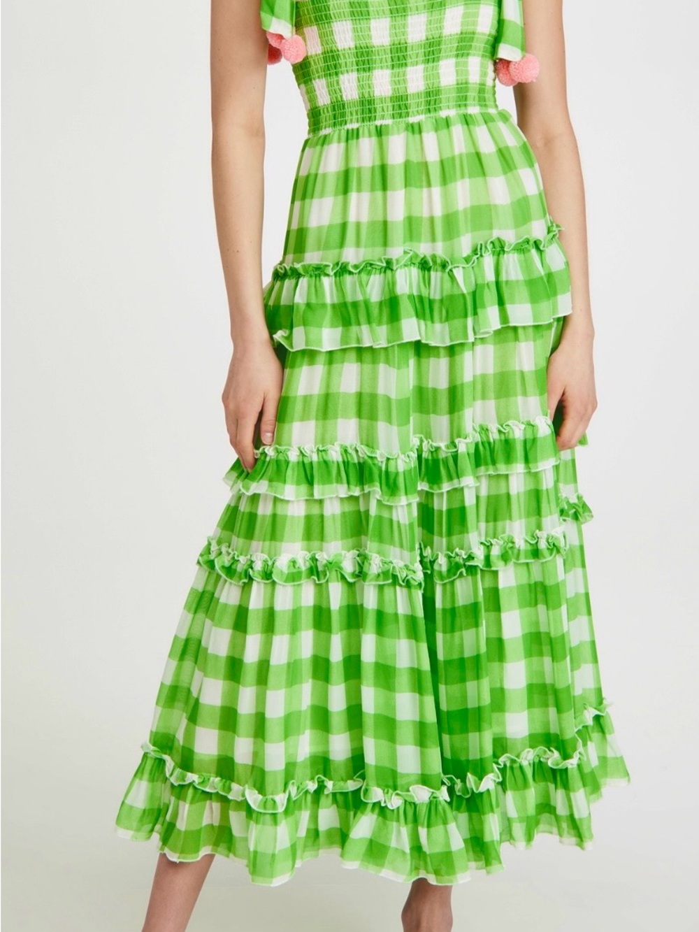 Sundress Berenice gingham maxi dress - French size XS/S